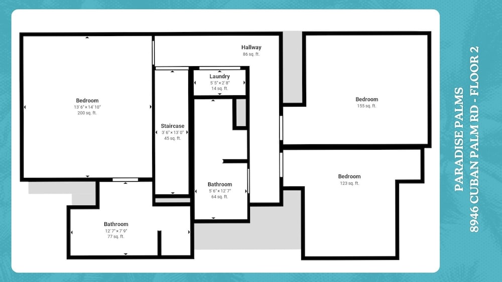 Paradise Palms Resort 4 Bedroom Private Pool Townhome 4 Townhouse