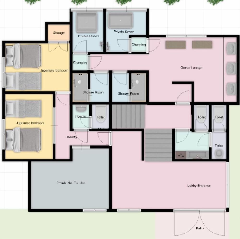 Hakone Rose Hill Private Duplex Villa view 3