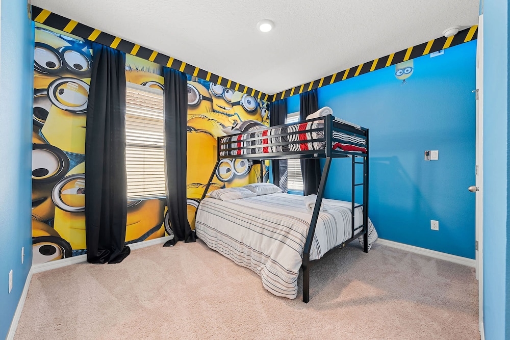 Themed 6BR Home Game Room Pool Sleeps 16