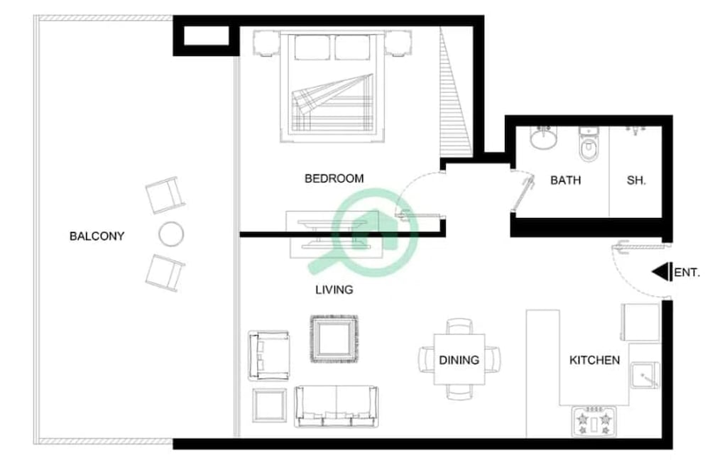 Indulging 1 Bedroom in Azizi Riviera 6
