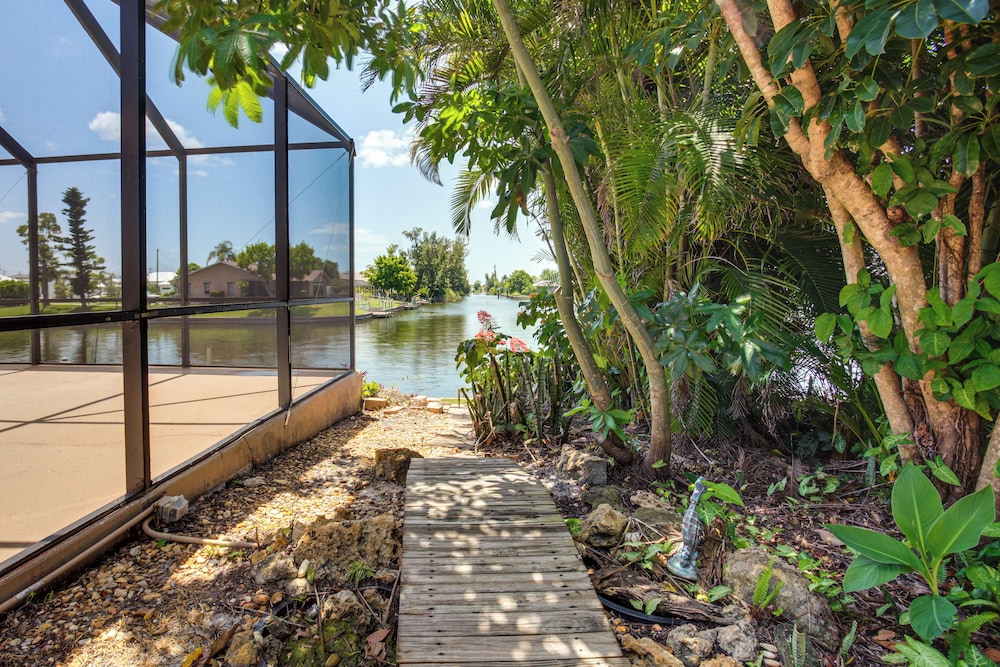 Dock & Outdoor Oasis: Waterfront Cape Coral Home