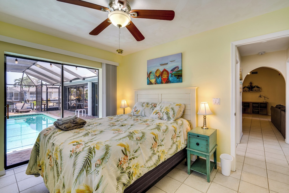 Canal-front Gem w/ Lanai & Dock in Cape Coral