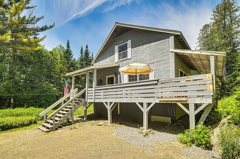 1 Mi to Rangeley Lake: Cabin w/ Wraparound Deck!