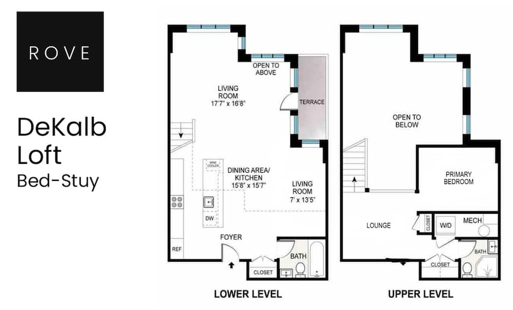Dekalb by Rove Travel Duplex Loft w Terrace