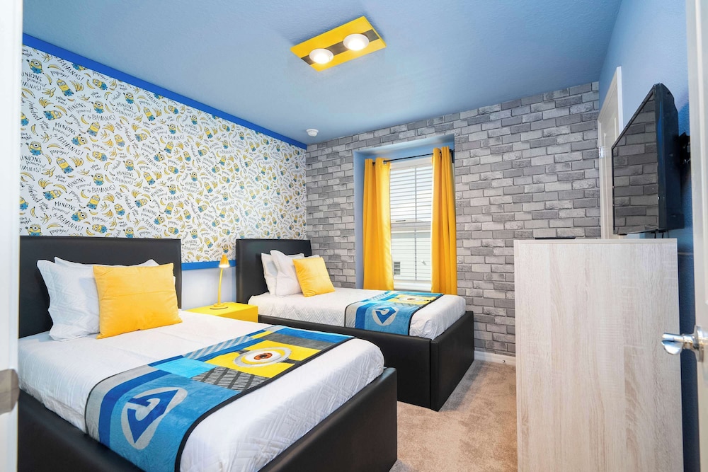 Luxury Private Pool & Themed Rooms Close To Disney 1282