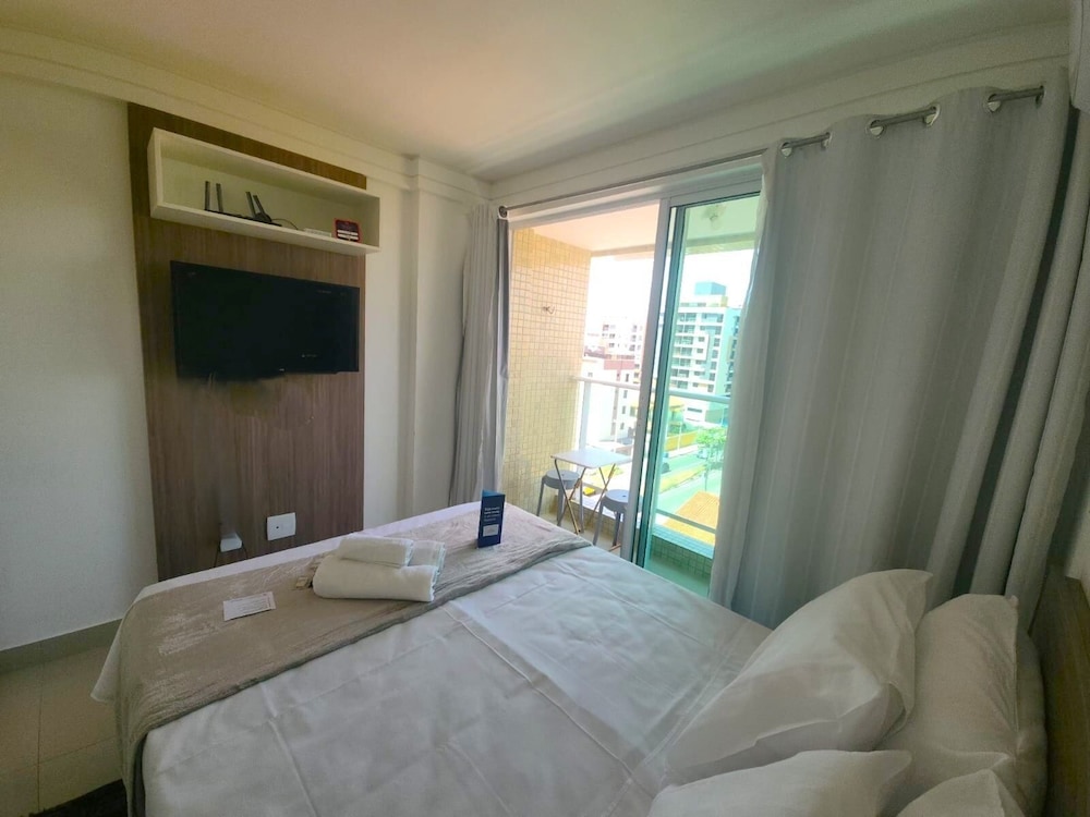 Your Complete Stay With a Rooftop Pool, 40m From the Beach in Cabedelo Cmzs