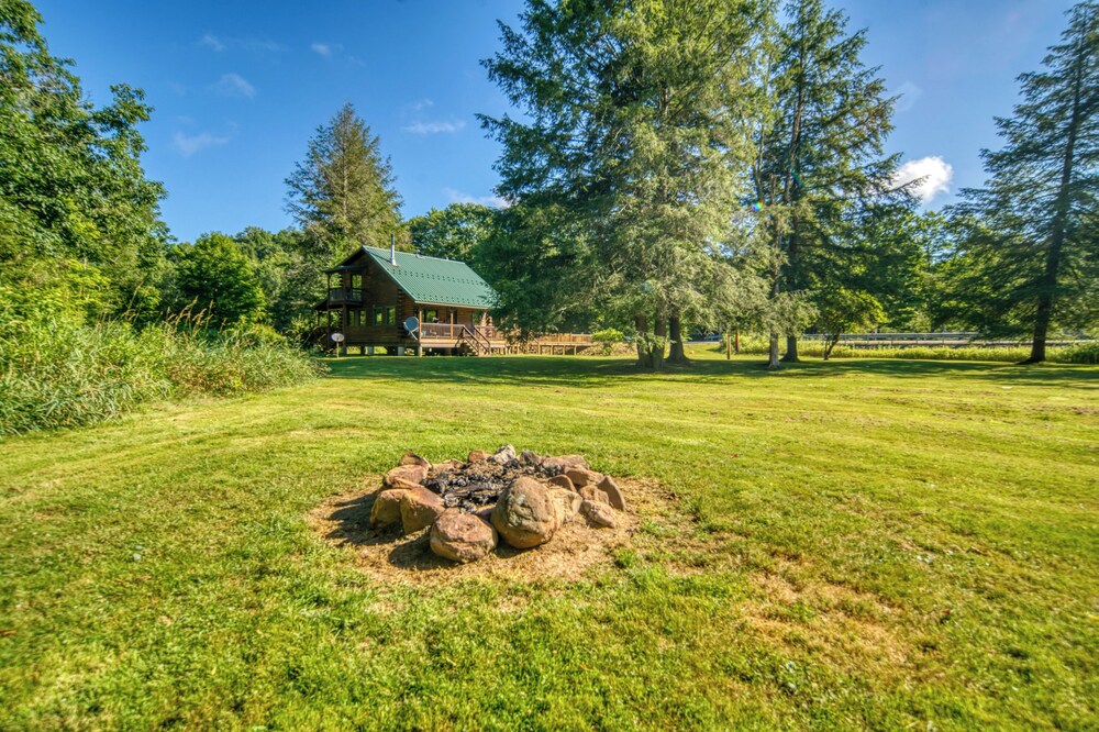 Titusville Vacations - Scenic Log Cabin With Fire Pit  Stocked Creek! - Property Image 9