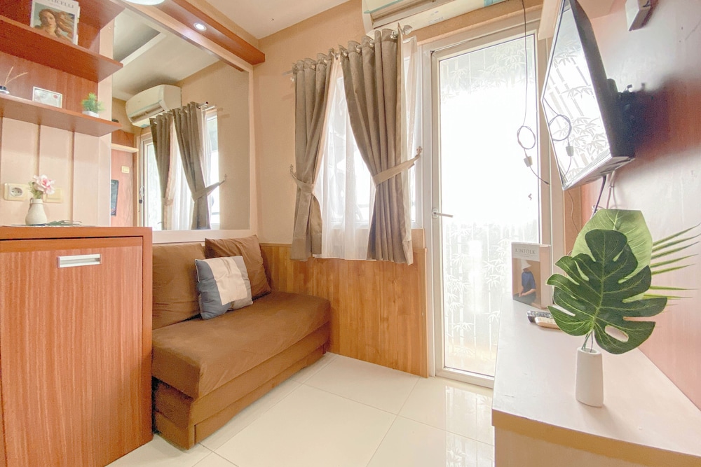 Simple Style 2Br At Green Pramuka City Apartment