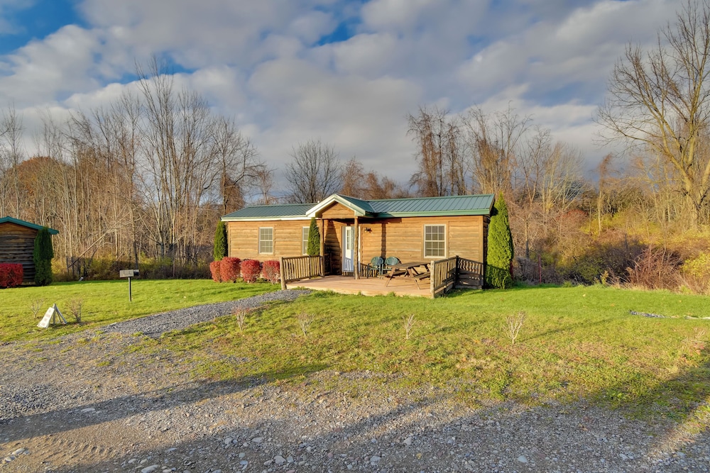 Shared Dock Access at Lakeside Sodus Bay Cabin!