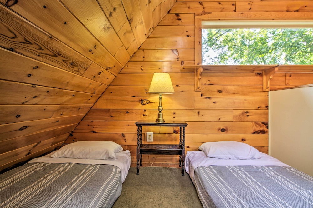 Secluded A-frame Hideaway w/ Wraparound Deck! view 4