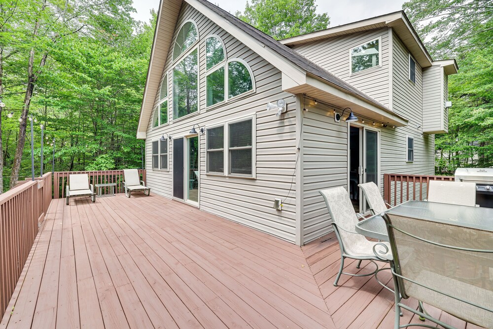 Spacious Poconos Vacation Rental w/ Fire Pit! view 2