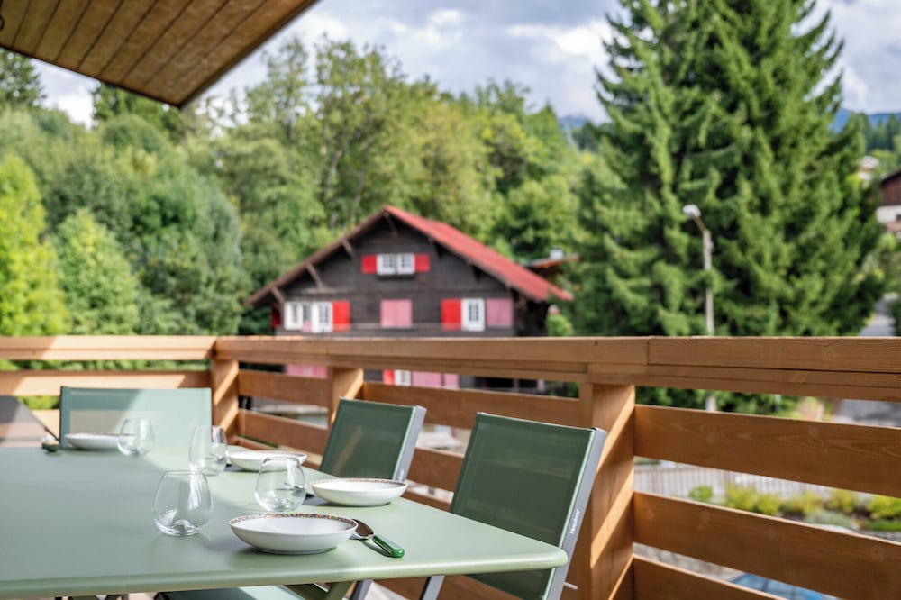 Apt Elegant With Balcony 9p/4br - Megeve Center