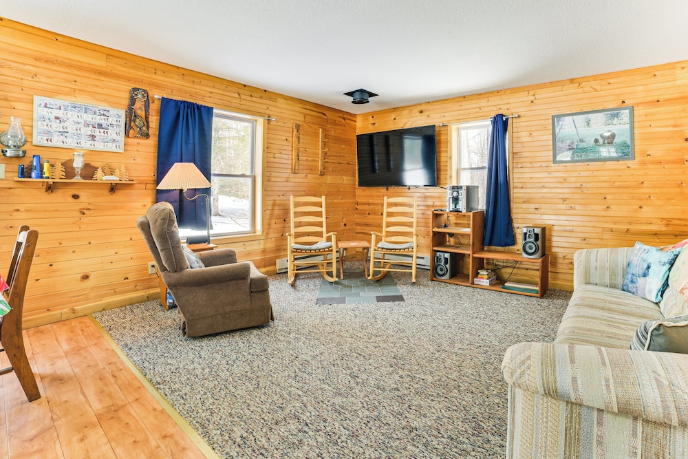 Near Lake Huron: Secluded Goetzville Cabin w/ Deck