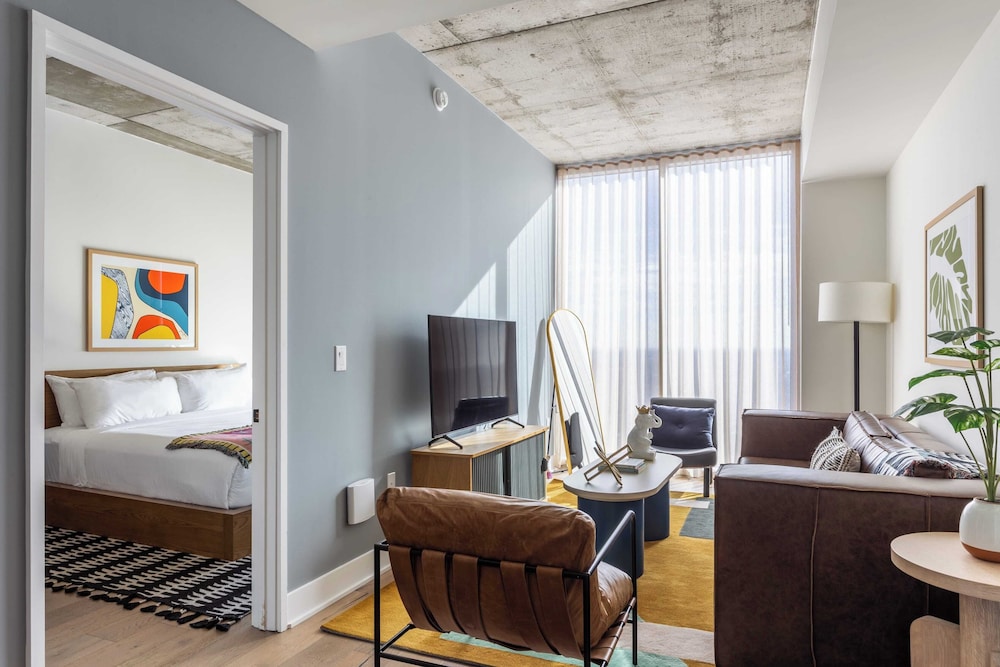 Sleeps 34! 11 Condos in New Austin High Rise w/ Rooftop Pool, Gym, Yoga Studio