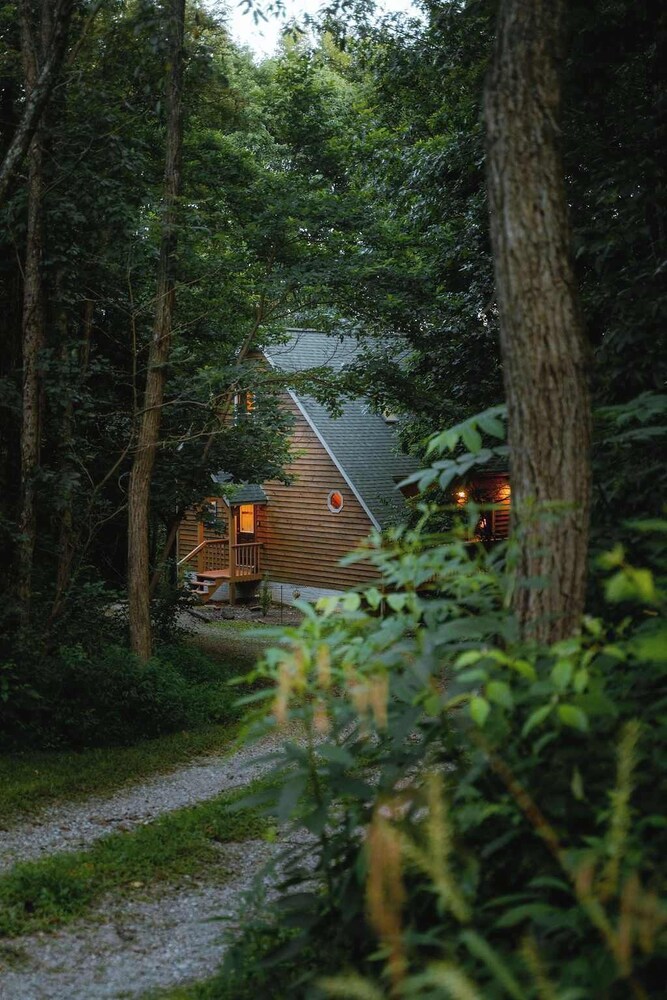 Cheerful Two Bdrm Cabin With Hot Tub & Pet Friendly