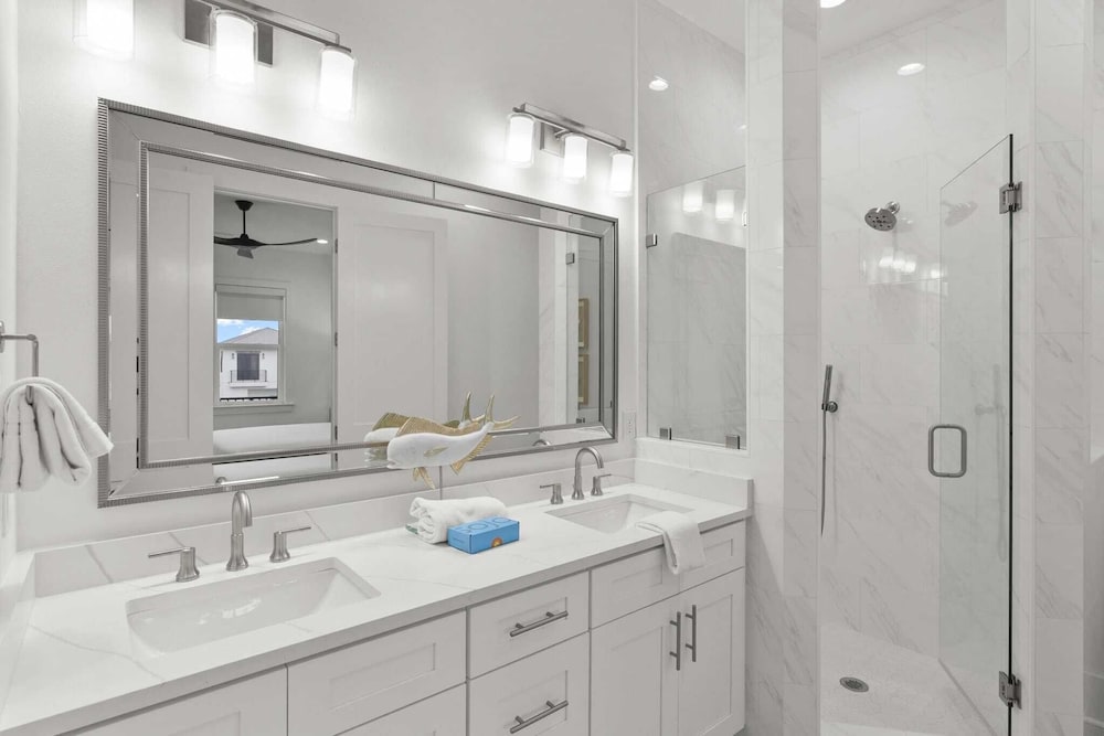 Luxe 30A Home w/ Pool, Outdoor Dining, Golf Cart, & Minutes to Beach