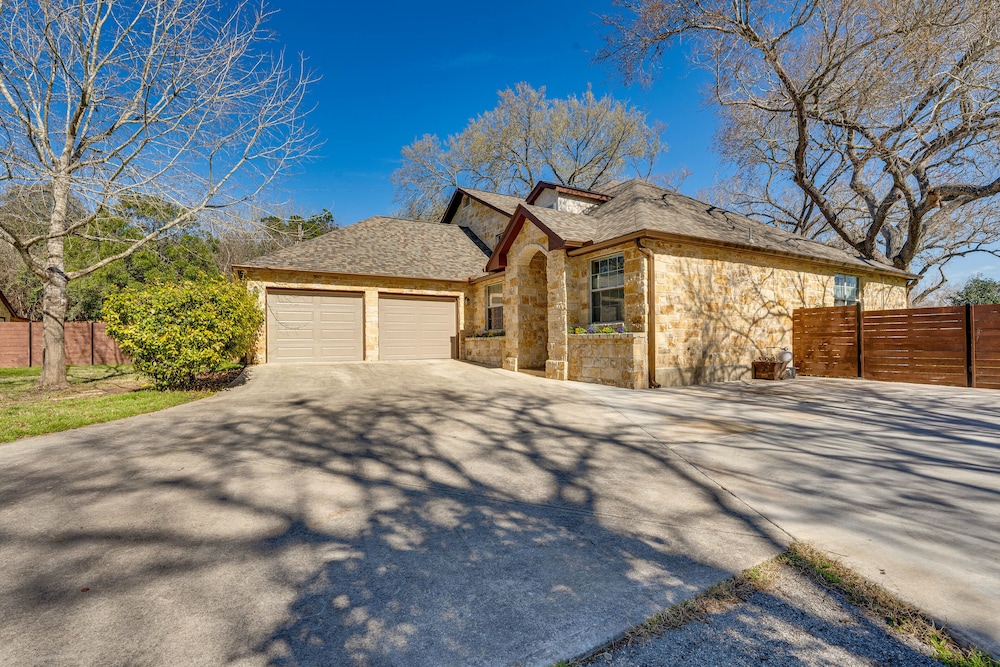 Seguin Riverfront Retreat: Fishing Dock + Kayaks! view 3