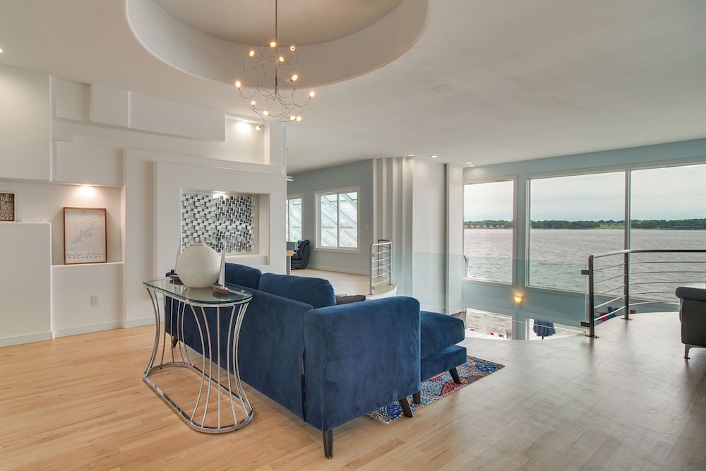 Indoor Pool + Waterfront Deck: Spacious Jay Home