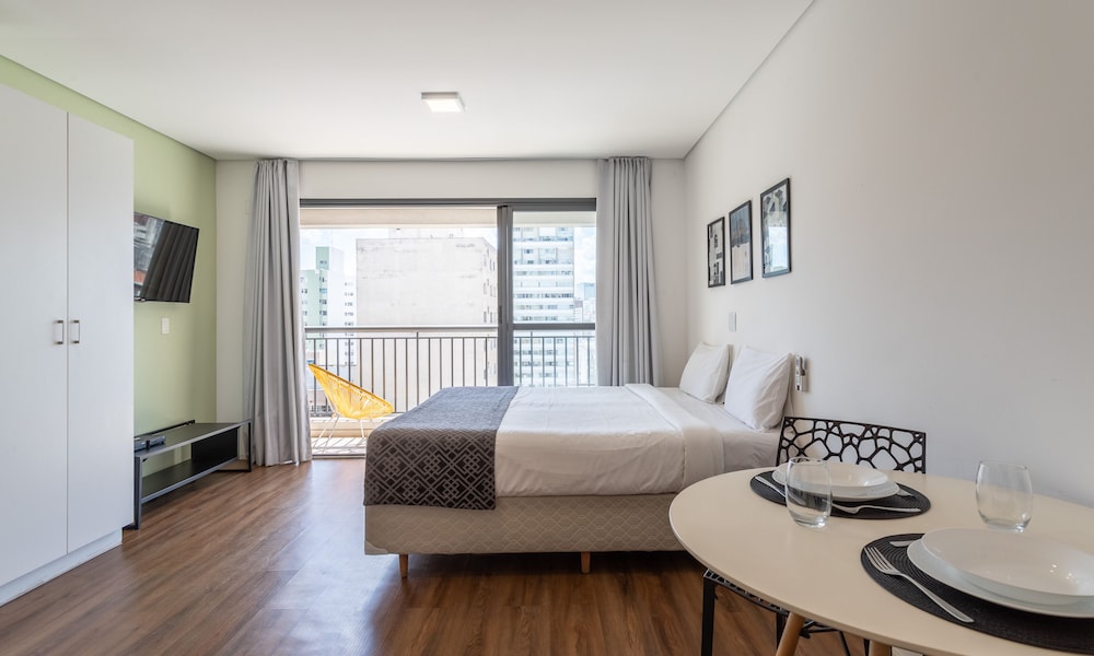 Setin Downtown Genebra by Viva - Apartamentos completos na Bela Vista com piscina