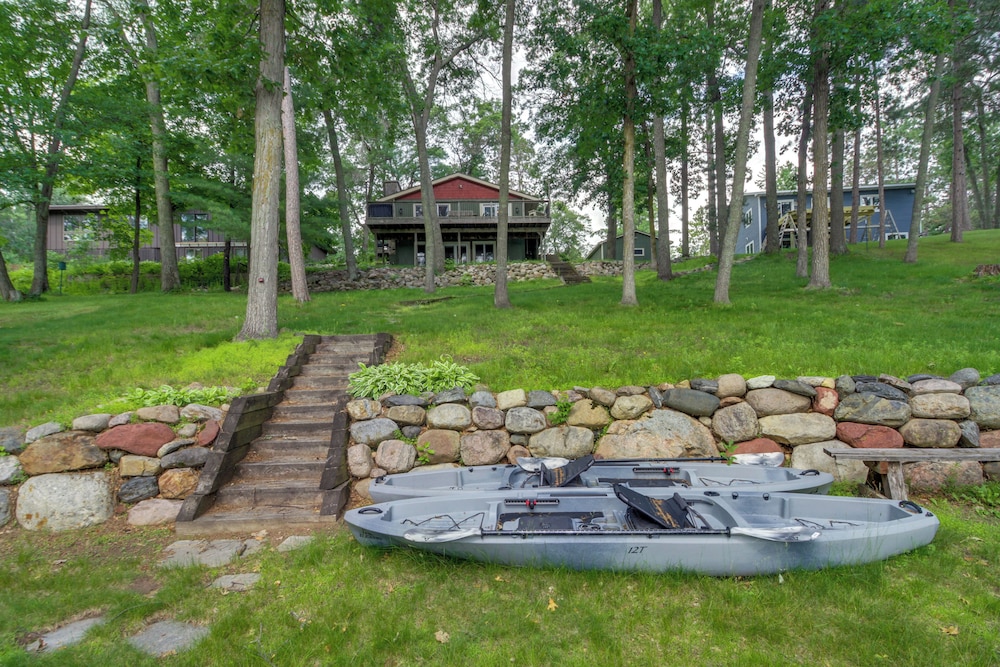 2 Mi to Marina: Family Home on Sibley Lake!