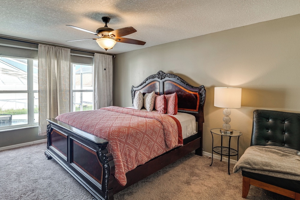 Family Oasis w/ Game Room & Pool in Davenport!