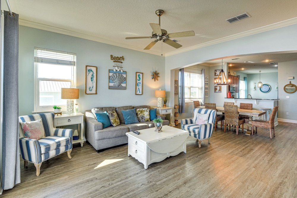 Steps to Beach: Palm Coast Escape w/ Resort Perks!
