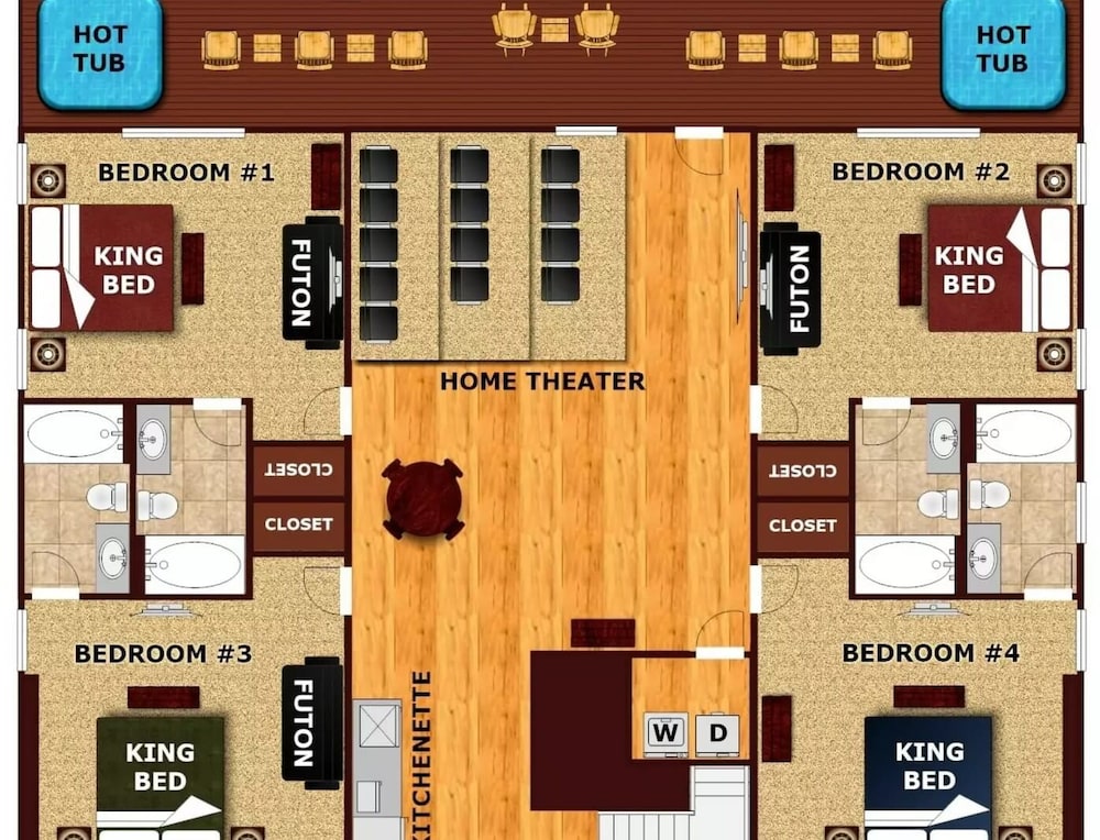 A View for All Seasons by Avantstay 12bdr w/ Game Room, Hot Tub, Movie Theater, Deck Views