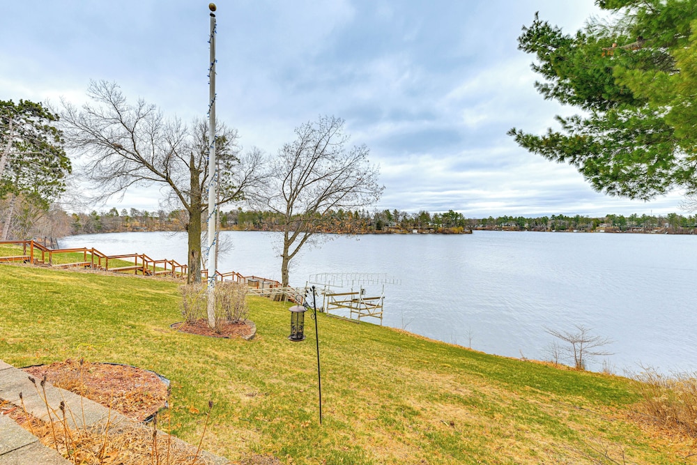 Dock, Deck & View: Lakefront Chippewa Falls Studio