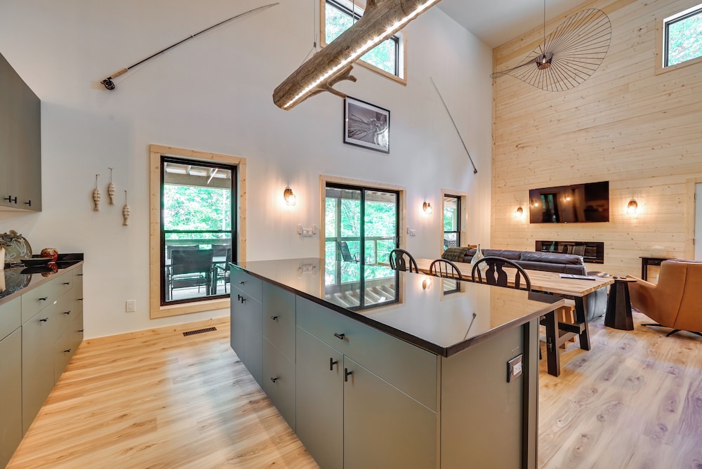 Lake & Boat Launch Access: Modern Monticello Home