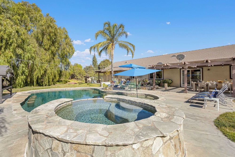 Temecula Wine Country Home w/ Pool, Hot Tub, Game Room & Vineyard Views