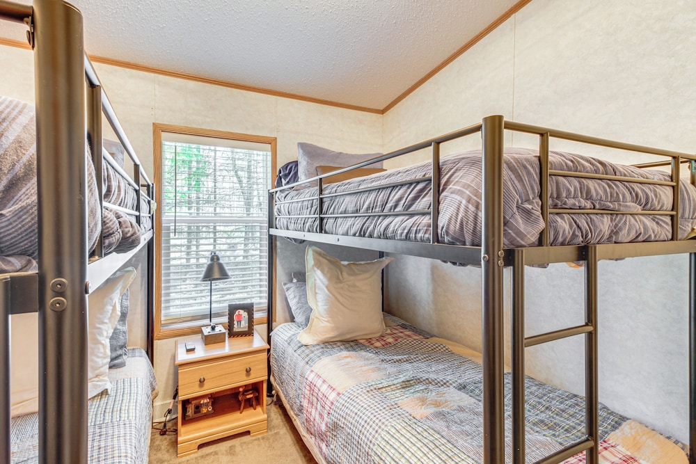 Tenstrike Lake House on 60 Acres: Hike & Fish!