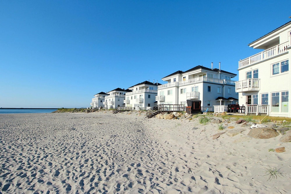 Haus in Olpenitz mit Strand und Meerblick
