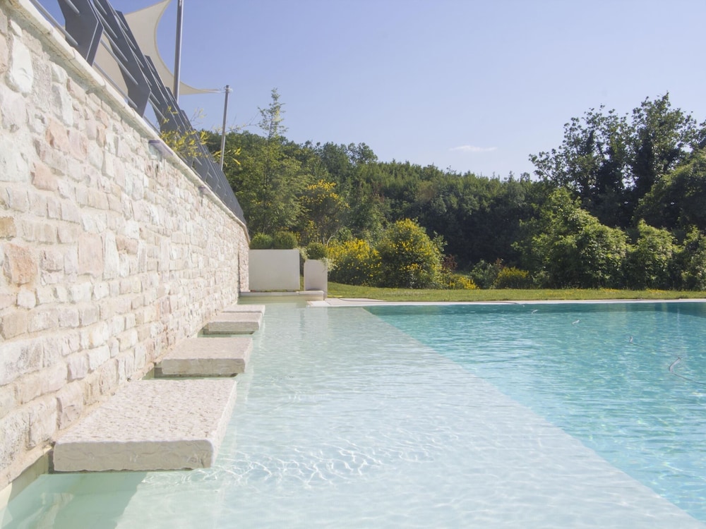 Chic Villa in Acqualagna with Hot Tub in Pool & Private Garden view 2
