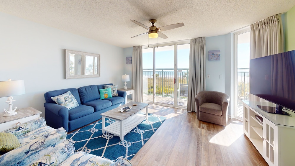 Conway Vacations - Ocean Front, Pool, Lazy River, Hot Tub - Windy Hill Dunes 103 3 Bedroom Condo by RedAwning - Property Image 1