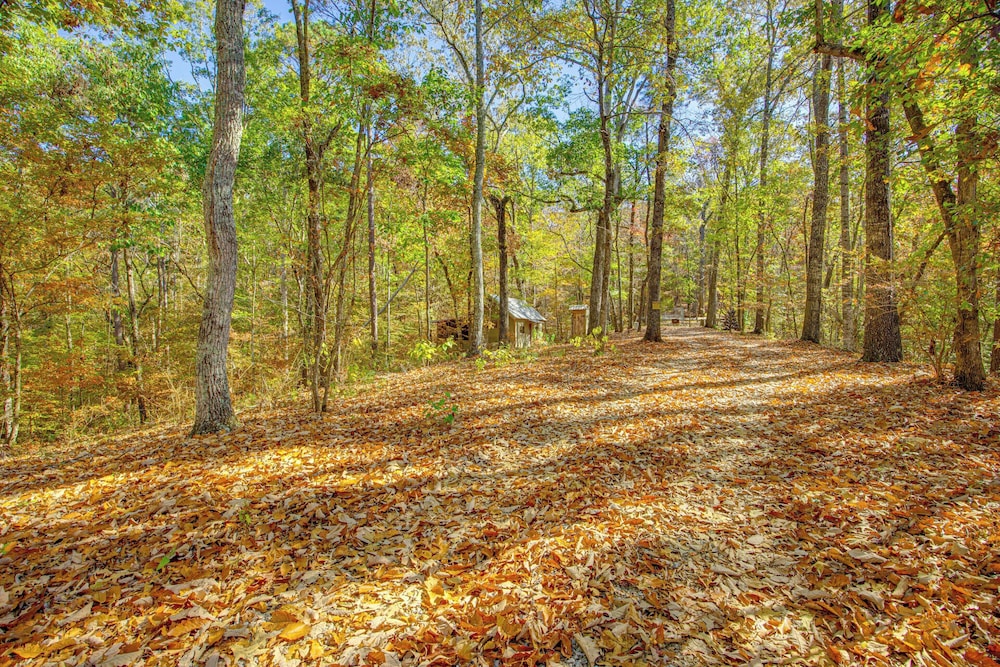 Secluded Tallassee Cabin w/ Fire Pit & Porch! view 2