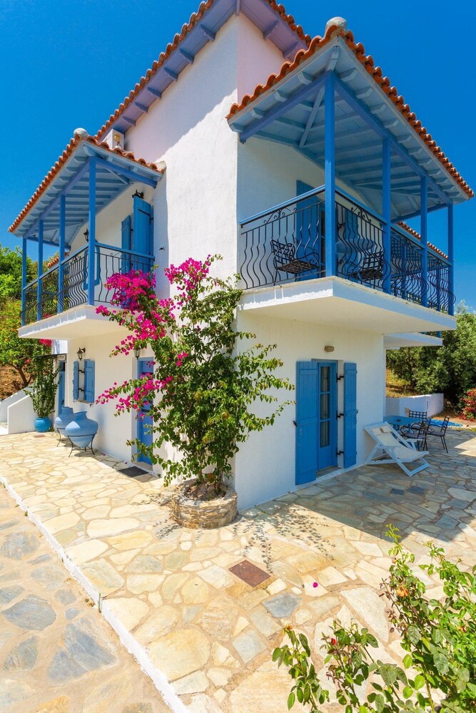 Villa Ourania Large Private Pool Sea Views A C Wifi - 1491 view 3