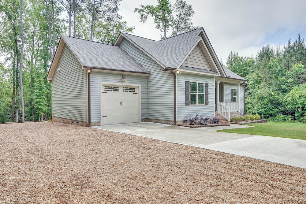 Walk to Lake Gaston: Family Home w/ Yard