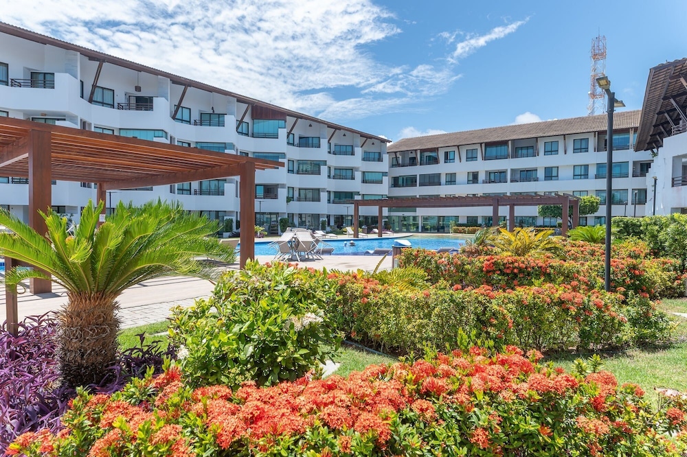 Flat beira mar-Com Churrasq-SH133