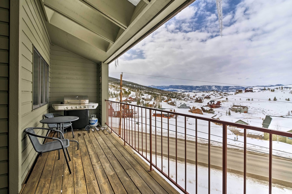 Balcony & Ski Slope Views: Idyllic Granby Condo! view 5