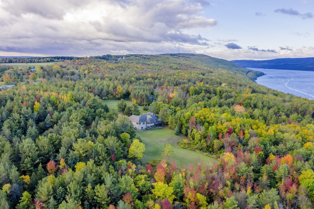 Luxurious Finger Lakes Home w/ Game Room & Deck! view 3