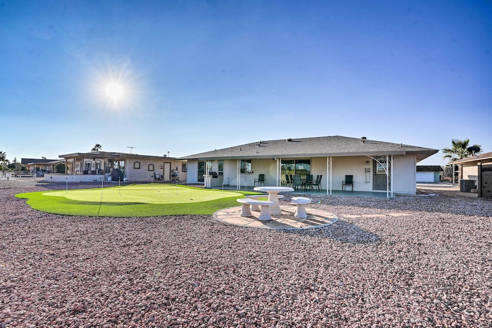 Patio, Grill: Home on Golf Course in Sun City! view 4