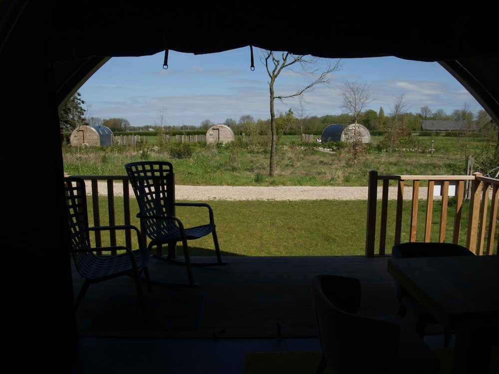 Romantic Tent Lodge in Dalerveen With Sauna view 2