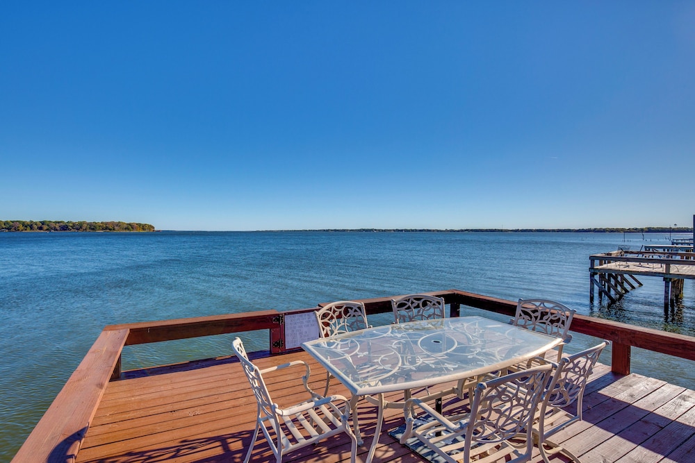 Waterfront Home at Lake Fork w/ Boardwalk