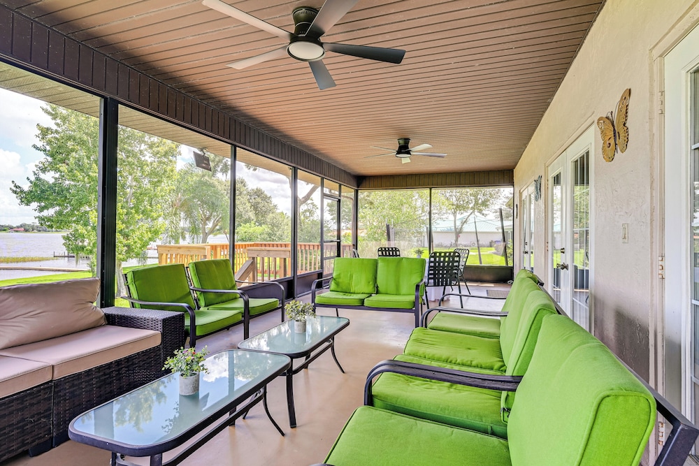Waterfront Home w/ Boat Dock in Lake Placid! view 5
