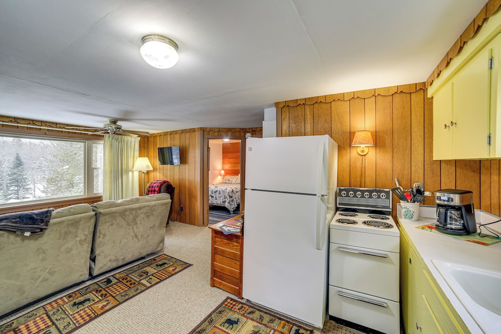 Ice Fish & Snowmobile: Riverfront Manistique Cabin