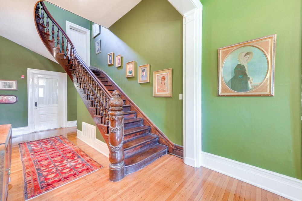 Ornate Victorian Home w/ Courtyard & Fire Pit!