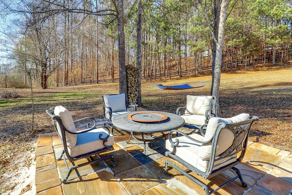 Private Lake & Trails: Secluded Woodstock Retreat