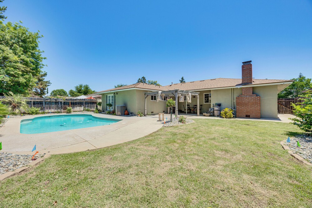 Shop, Hike & Explore: Fresno Home w/ Private Pool!