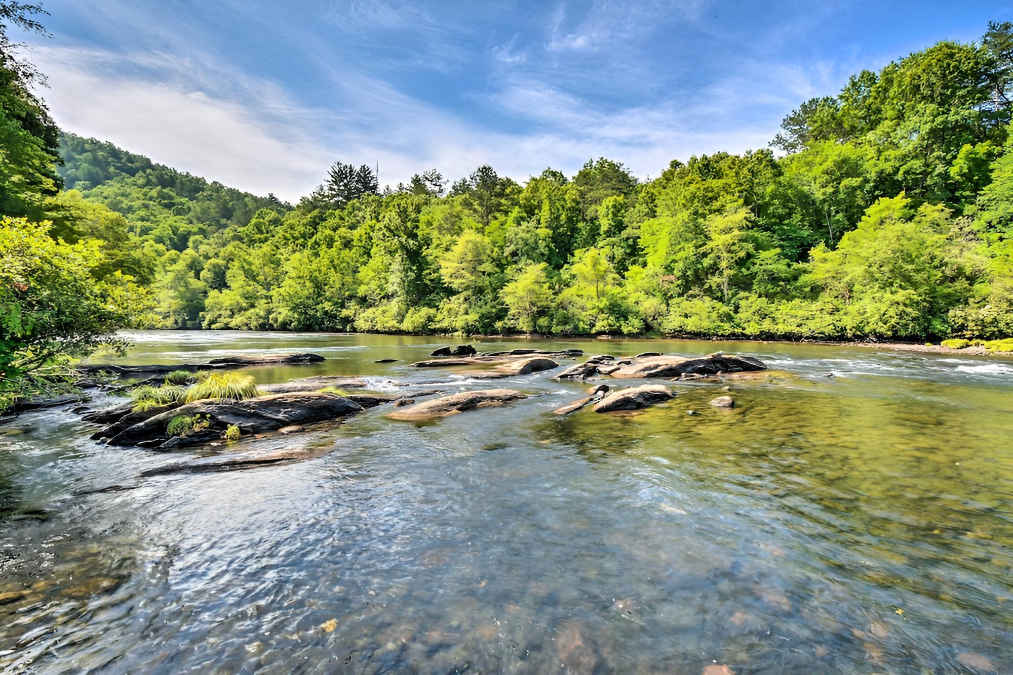 Waterfront Hayesville Home w/ Kayaks & River Views view 3