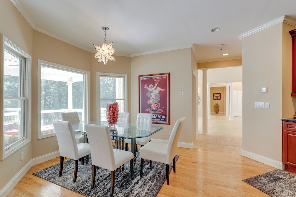 Home Theater & Game Room: Chic Abode in Ellenwood! view 2